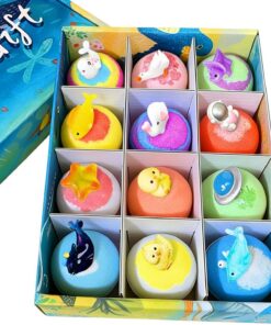 Badeball 12 Stück Natürlich Sicher Lustig | Badespielzeug Sprudelbälle Kinder Duschball Schaumbad für Kinder, , Mädchen, Zuhause, Badewanne, Badezimmer, Schwimmbad,