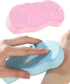 Baby Bade,2 Stücke Wabenförmiger Baby Duschkörper - Weiche Bürste Zum Peeling Und Schrubben Für Körperhaut Frauen Reise Badewanne Dusche Waschbecken Badezimmer