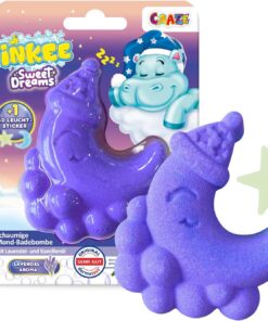INKEE Foamy Moon Sweet Dream - Badebombe Kinder mit Überraschung - 60g