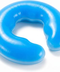 Silikon-Gesichtsmassagekissen, U-förmig, Massagekissen, Spa-Gel-Pad, Gesicht, Entspannung, Körpermassage, Kissen für Salon, Blau