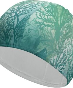 Badekappe mit hoher Elastizität, für langes Haar, kurzes Haar, bequem, große Duschhaube für Zugreduzierung und Haarschutz