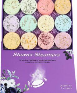 Dusch Aromatherapie Duftsteine 12 Stücke Mit Slow-Release | Erfrischende Dusch Tabs Geschenk für Männer Damen Muttertag Geburtstag Weihnachten Bad Wohnung