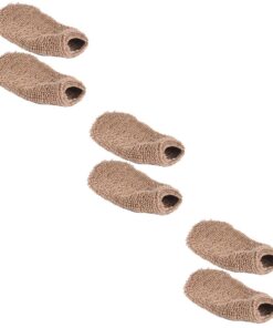 Healvian 6 Stk Badehandschuhe Aus Pflanzenfasern Luffa-peeling-handschuh Duschrückseitenreiniger Bad Luffa Badetuch Badepeelingschwamm Peeling-badeschwamm Badezubehör Massage Pflanzen
