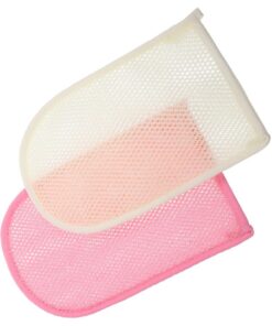 STOBAZA 2 Stück Exfoliating Peelinghandschuhe für Dusche und Bad Hautfreundliche Waschhandschuhe mit Fester Struktur zur Sanften Körperreinigung und Tiefenreinigung von Rücken Schultern