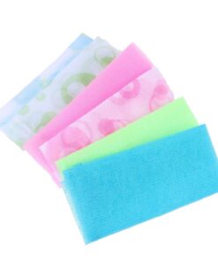 STOBAZA 6 Stück-pack Lange Nylon Peeling Badetücher für Dusch Körperpeeling Leichtes Waschen und Sanftes Entfernen Abgestorbener Haut für Rückenpflege Zufällige Farbe