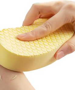 Scrubbing Bath Sponge, Soft Shower Scrubber, Body Wash Puff, Reusable Back Cleaner, Extra Lather Cleansing Large Size, for Adults, Kids, Pregnant Women, Bathroom, Shower, Home