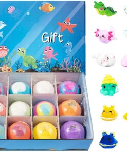-Badekugel, 12-teiliges Set mit Tieren, Schaumbadebomben, für und Mädchen, , Geburtstagsgeschenk