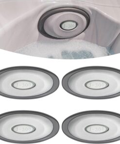 2455-263 Spa ovaler Kisseneinsatz und Rückenhalterung, verbesserte Unterstützung, passgenau für fast alle Whirlpools der J-300-Serie 2004–2017 (2472–824), 4 Stück