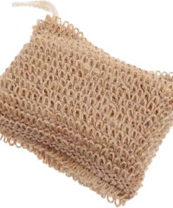 OUNONA Natürlicher Luffa Duschschwamm aus Pflanzenfasern Beidseitig Leicht für Körperpeeling im Bad und der Dusche für Kinder