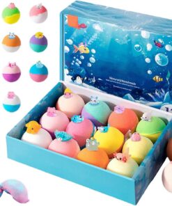 Badebällchen Handgefertigte Körpereiniger | Sprudelnde Badebomben für Kinder als Spielzeug-Set Für Zuhause, Reise, Bad, Hotel, Entspannung, Spiel, Kinder,