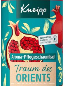 Kneipp Aroma-Pflegeschaumbad Traum des Orients - Badezusatz mit hochwertigem Granatapfel-Extrakt - 400ml