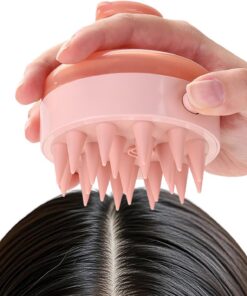 Shampoo-Schrubber | Press-to-Dispense Silikon-Massagespender | Kopfhautmassagegerät Spender – für Zuhause, Spa, Salon, Bad, tägliche Routine, Entspannung, Schwimmen, Fitnessstudio, Outdoor,