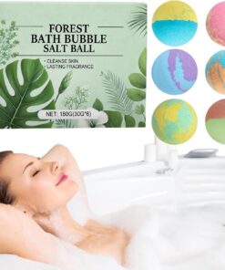 Badeball, natürliche Badekugeln, kleine Duschbomben | feuchtigkeitsspendende Badekugeln für Frauen, natürliche Schaumbälle, zum Entspannen und Glätten der Haut