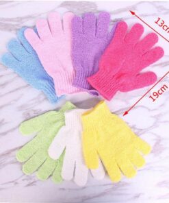 Wasche Tuch Dusche Haut Bad Dusche Wäscher Rücken Peeling Peeling Body Massage Schwamm Bad Handschuhe Feuchtigkeitsspendende Spa Haut Tuch Zufällige Farbe