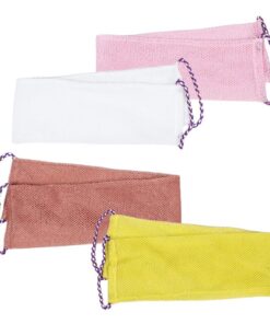VALICLUD Japanisches Körperpeeling Handtuch Lang Nylon Waschlappen mit Schaumfunktion Sanftes Peeling für Rücken Spa 4 Stück
