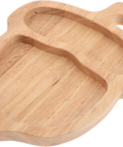 OUNONA Holztablett Serviertablett mit Kiefernzapfen Design für Badewanne Dekoratives Badewannen Tablett und Praktische Ablage für Tägliche Nutzung
