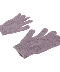 VALICLUD Körperpeeling Handschuh Mit Fünf Fingern Scrub Handschuh Für Bad Und Dusche Exfoliate Handschuhe Beidseitig Verwendbar Duschhandschuh Mit Einfacher Handhabung Und Leichter