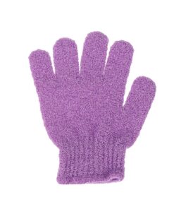 VALICLUD 12 Stück Peelinghandschuhe aus Nylon Fünf Finger Badeschwämme zur Sanften Körperpeeling und Massage für Dusche und Bad für Damen und Herren Zufällige Farbe