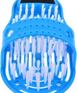 OUNONA Fußschrubber mit Saugnapf und Fußmassagefunktion aus Kunststoff und Nylon Praktischer Zehenreinigungsbürste für Dusche für Hausgebrauch