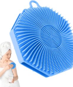 Duschschrubber für Körper, Handbürste, weich, doppelseitig, wiederverwendbar, für Badezimmer, tägliche Pflege, Spa, Reisen