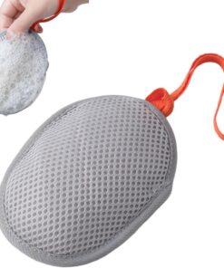 Mesh Soap Bags on Soap Bars, Scrubber Holder, No Irritation, Bar Soaps Net Washcloth, Fast Drying Travel Pouch for Bath, Hiking, Gym, Backpacking, Camping Use, 3.94x5.12x1.97 inches