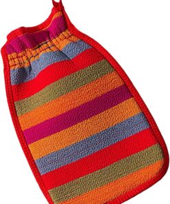 Doppelseitiges Badetuch, 24 x 14 x 0,5 cm, Körperwäsche-Handschuh, Körperrücken-Waschhandschuhe für Erwachsene, Badezimmer-Dusch-Schrubber, Handschuhe, Duschschrubber für Spa-Zentrum, Körperschrubber