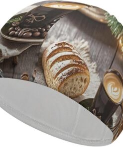 Badekappe mit hoher Elastizität, für langes Haar, kurzes Haar, bequem, große Duschhaube für Zugreduzierung und Haarschutz