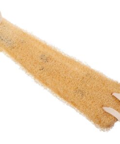 Abaodam Luffa Peelingschwamm mit Komfortablem Griff Natürlicher Körperpeeling Schwamm aus Loofah für Sanfte Hautreinigung und Effektives Peeling unter Dusche