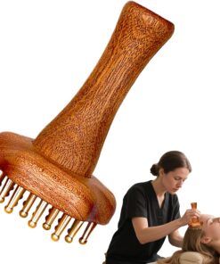 Meridians Massagebürste Massage Werkzeug | Kamm Schrubber Massageroller Für Gesicht Kopfhaut Körperpflege Beine Rücken Bauch