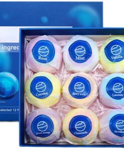 Bade-Ball für Damen - 12-teiliges buntes lustiges Blasenspaß | Badewannenball-Set | Für die Frauen Mädchen Ehefrau Freundinnen Familienzeit Spielstunde Wasserspaß Schwimmen Garten Pool Zuhause
