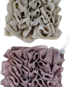Loofah Scrubber Mit Seife Aufbewahrung Weicher Loofa Schwamm Handtuch Tuch Bad Essentielles Stoff Bad Schwamm