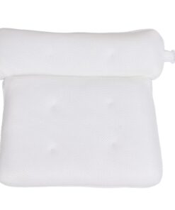 Badewannenkissen, 3D-Air-Mesh-Badewannen-Spa-Kissen mit 6 Rutschfesten Saugnäpfen, Ergonomisches, Atmungsaktives Badewannenkissen, Passend für Alle Badewannen
