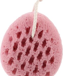 Rosa Badeschwamm aus Pu, Hautfreundlich und Weich für Kinder | Peeling und Rückenschrubber, Sicher in Anwendung, Komfortabel für Tägliche Dusche