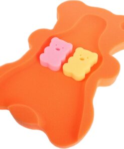 STOBAZA Weiche Babybadematte rutschfest aus Schwamm für Neugeborene und Kleinkinder zum Baden Wanne Sicher und Bequem