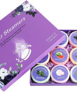 Duschdampfer Aromatherapie, 12 Stück Langsame Entlastung Dusche Aromatherapie Tabletten für Frauen, Männer, Freundin, Ehefrau, Muttertag, Geburtstag, Weihnachten, Zuhause oder Wohnheim