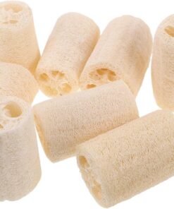 OUNONA 8stücke Luffa-peeling-rückenschwamm Natürlicher Luffa-schwamm für Duschschwamm und Badeschwamm als Scheuerschwamm und Peeling-luffa für Körper und Bad