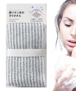 Body Scrub Towel, Back Scrubber Washer, Wiederverwendbares Beauty Washcloth, Scrub Towel Back Washcloth Shower Towel for Deep Cleaning, Skin Care Essential Tool