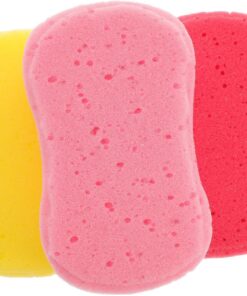 Healvian 8 Stück Duschschwamm Körper aus Schwamm zur Sanften Reinigung und Peeling für Kinder und Erwachsene im Bad Zufällige Farbe