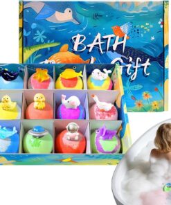 Badebälle - 12 Stück,Badespielzeug Sprudelbälle Kinder,Duschball Schaumbad für Kinder, Mädchen, Zuhause, Badewanne, Badezimmer, Schwimmbad, Spiel