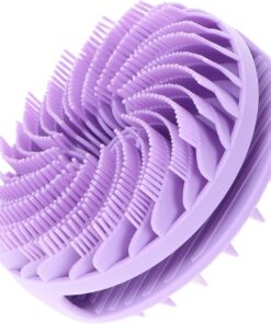 Duschbürste für Körper aus Silikon mit Doppelseitigem Design für Sanftes Peeling und Angenehme Massage zur Reinigung Hauttypen