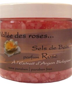 Badesalz, Arganrosa, 220 g, 2 Stück
