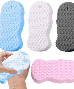 Duschschwamm 4 Stück Scheuer- Und Reinigungspads Für Den Täglichen | Körperpeeling Zum Duschen 4 Stück Tägliche Reinigung Badeschwamm Schrubber Männer Frauen Erwachsene Kinde