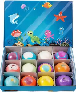 Badebomben - Langanhaltender Duft & - Für Kinder, Mädchen, Teens, Erwachsene, Frauen, Männer - für Kinder, Jugendliche, Damen & Herren, Hotel, Bad, Spa, Weihnachten