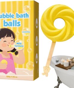 Süße Badebälle für Kinder Lutscherform zum Reinigen | Duftende Duschbälle Für , Mädchen, Ferien, Hotel, Zuhause, Kita, Sommerreisen, Badezimmer, Toilette, Gästetoilette
