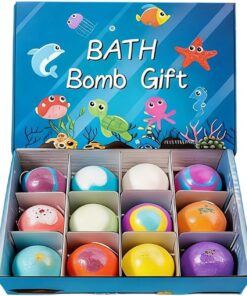 Badebomben Feuchtigkeitsspendend handgefertigt | Für die Dusche – Sprudelbad für Zuhause, Hotel, Bad, Spa & Weihnachten