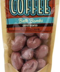 Unbekannt Gift Republic Coffee Bath Bombs 10er Pack Kaffee Duft 150 Gramm, Mehrfarbig