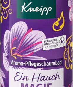 Kneipp Ein Hauch von Magie Aroma-Pflegeschaumbad - Mit Amber- & Safranblütenextrakt und Arganöl - 400ml