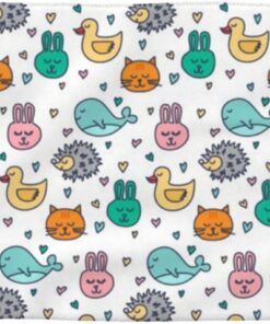 PEIXEN Happy Pattern Handtücher, weiche Gesichtstücher, sehr saugfähige Waschlappen für Badezimmer und Gästezimmer, 69,8 x 40,6 cm