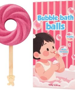 Sprudelnde Badebälle Für Kinder Lutscherförmiges Duschprodukt | Milde Kinder Badebälle für Geburtstag, Feiertag, Badezimmer, Toilette, Gäste-WC, Hotel, Zuhause, Kindertagesstätte,