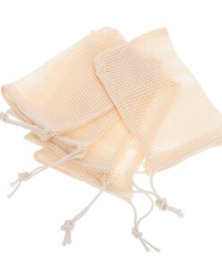 OUNONA 5 Stück Pack Sisal Seifenbeutel Beige mit Kordelzug Peeling Duschseifenbeutel aus Naturfaser Schaumnetz für Gesichts und Körperpflege Reise und Zuhause